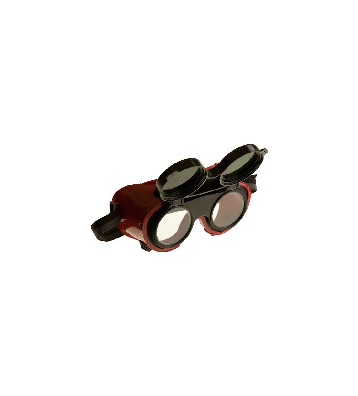 Schweisser - Schutzbrille Weldmaster. Farbe rot.