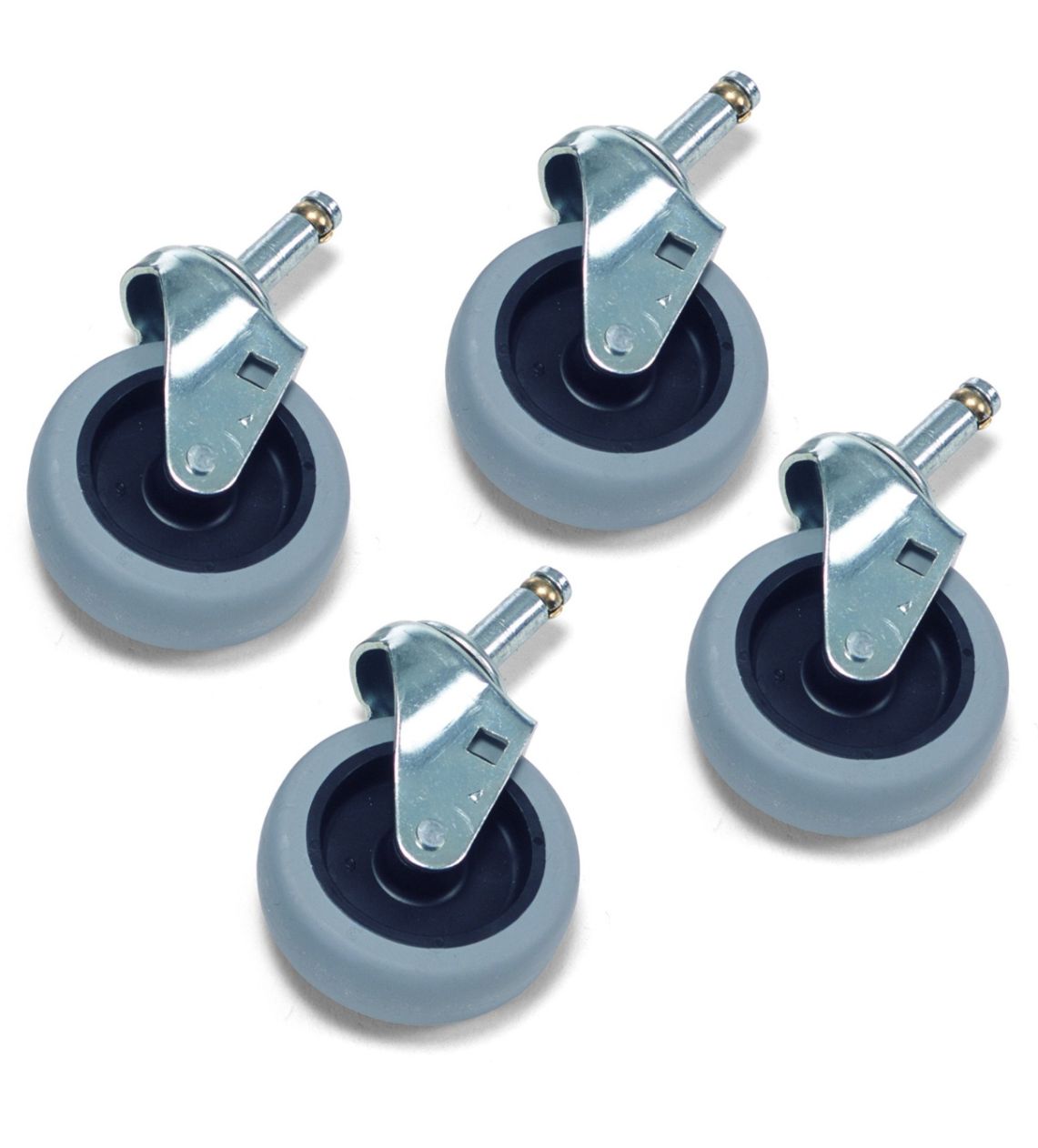 Lenkrollen 75 mm (1 VE = 4 Stück), grau