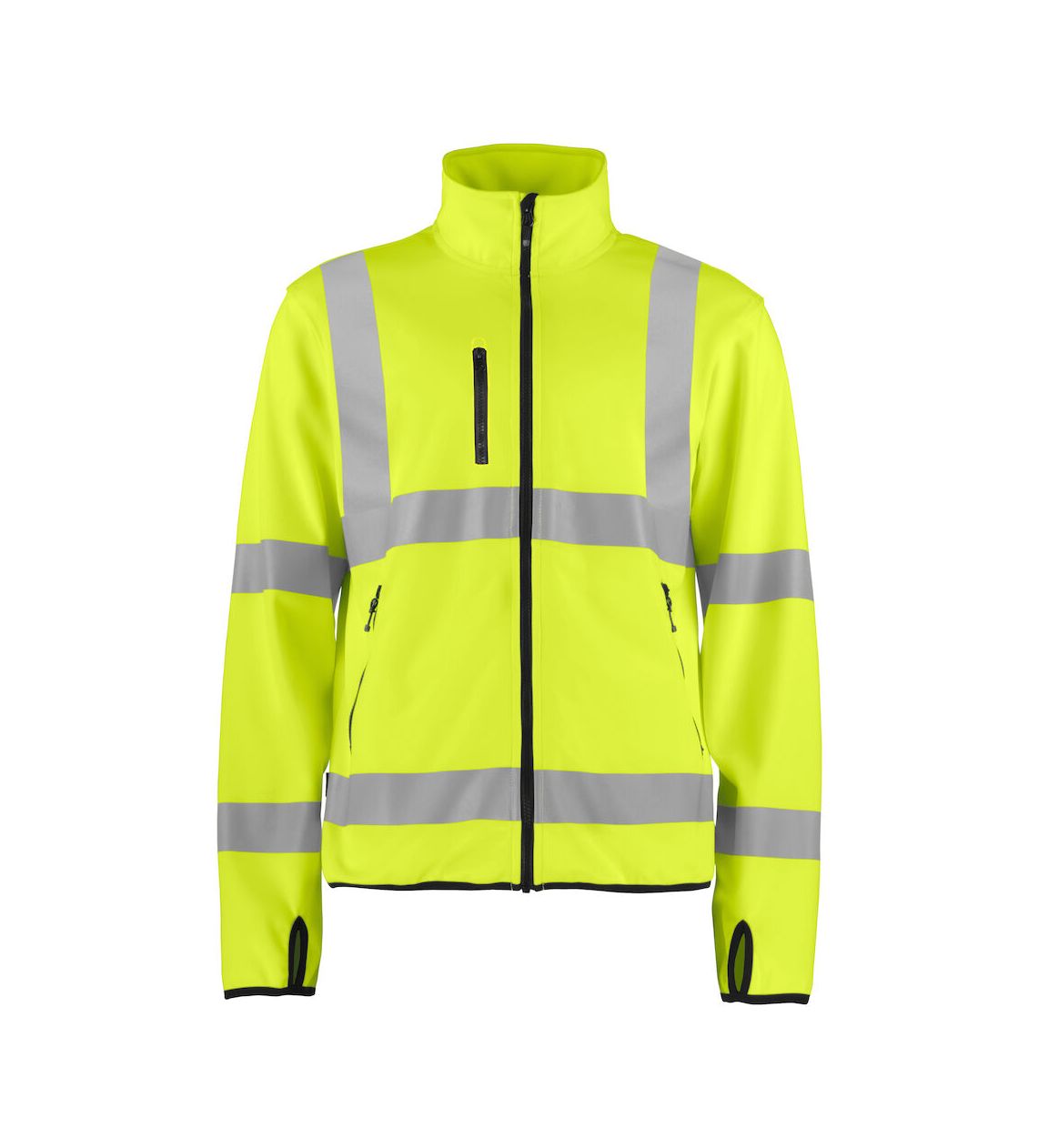 6105 LEICHTE WARNSCHUTZ SOFTSHELL JACKE EN ISO 20471 KLASSE 3