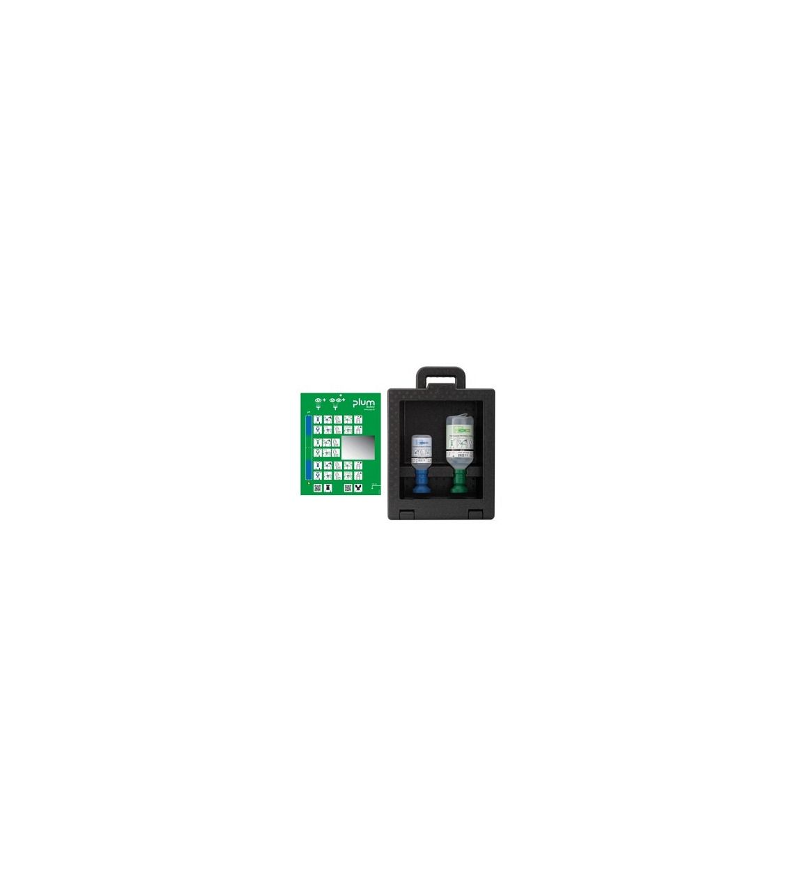 Plum Augenspülstation iBox2 mit pH Neutral 200ml/NaCI 500 ml