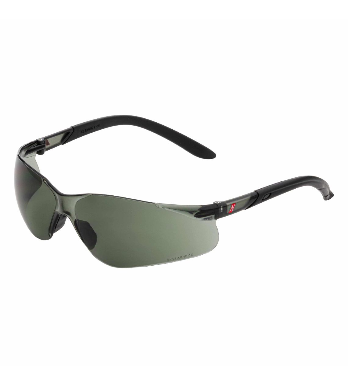 Schutzbrille 9011 VISION PROTECT schwarz / transparent Smoke