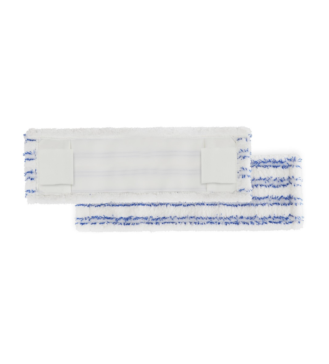 Mikrofasermopp weiss / blau Tasche und Lasche 50 cm 
