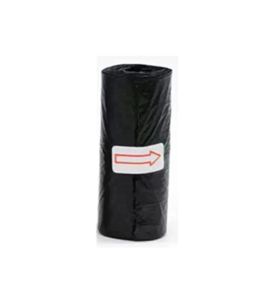 Hundekotbeutel auf Rolle – Schwarz, mit Abreissperforation