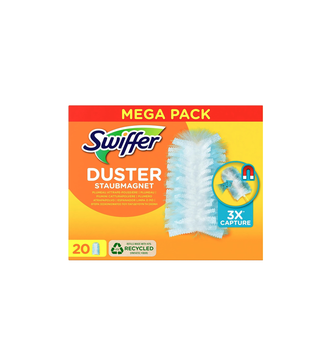 Swiffer Staubmagnet Nachfülltücher Pack à 20 Tücher