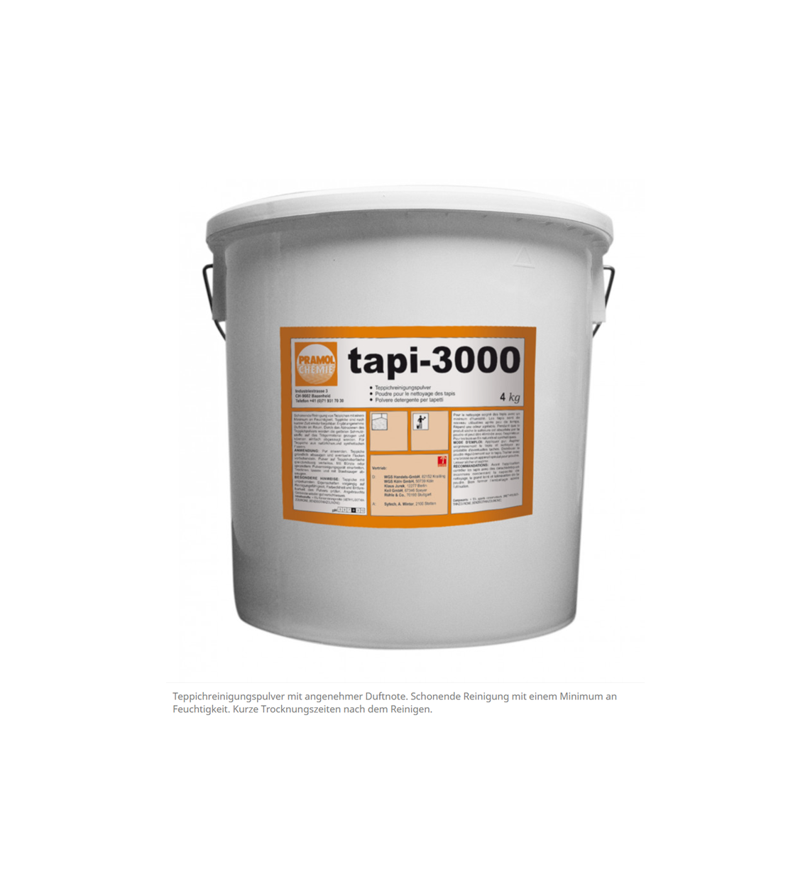 Tapi-3000 Eimer 4 kg Teppichpulver