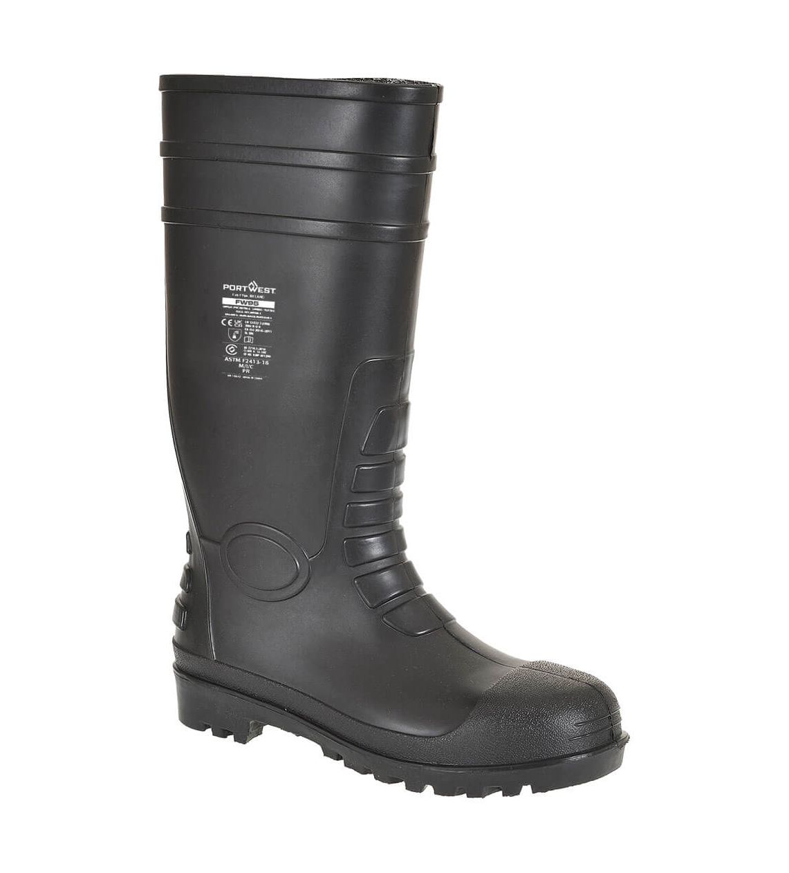 Sicherheitsgummistiefel S5 Schwarz