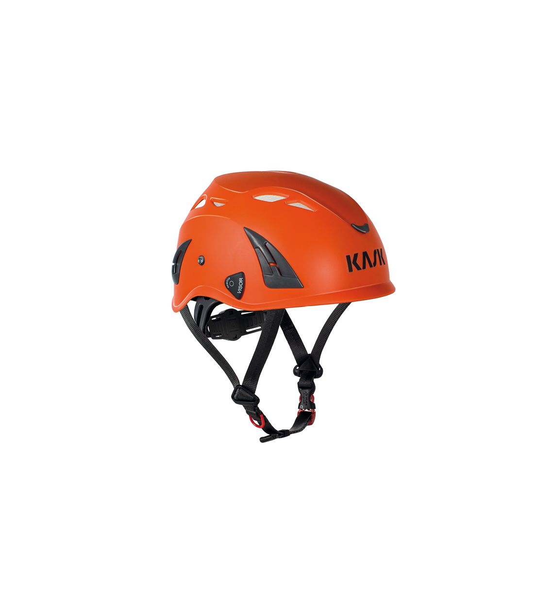 Schutzhelm Kask, EN 397,  Mit Kinnriemen. Orange.