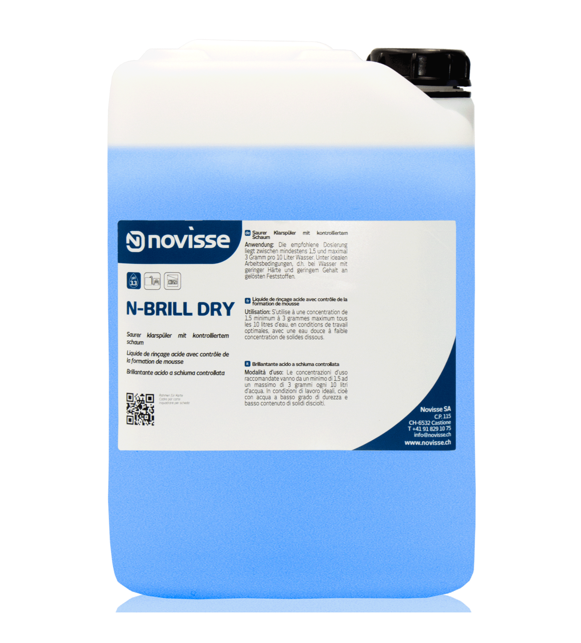 N - Brill dry. Klarspüler 20 kg 