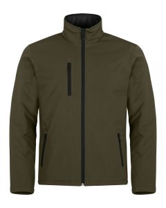 Padded Softshell Jacket-Dunkelgrün-XS