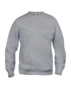 Sweatshirt Clique Basic Roundneck. 65% PES/35% BW. 280 g/m2. Graumeliert. Gr. XL.