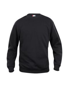 Sweatshirt Clique Basic Roundneck. 65% PES/35% BW. 280 g/m2. Schwarz. Gr. XL.