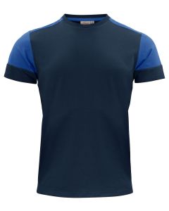 Prime T-Shirt. Marine/Kobalt. 50%Org.BW/50%Rec.PES. Gr. XL.