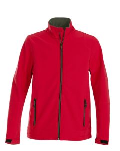 Trial softshell Jacke-Rot-S