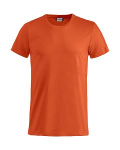 T-Shirt Clique Basic-T. 100% BW. 145 gr/m2. Blutorange. Gr. XXL.