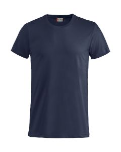 T-Shirt Clique Basic-T. 100% BW. 145 gr/m2. Navy. Gr. XXXL.