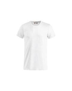 T-Shirt Clique Basic-T. 100% BW. 145 gr/m2. Weiss. Gr. L.