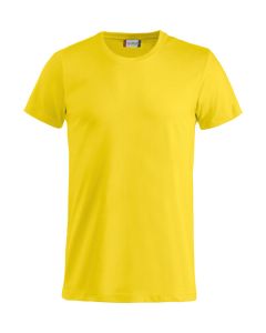 T-Shirt Clique Basic-T. 100% BW. 145 gr/m2. Zitrone. Gr. XXL.