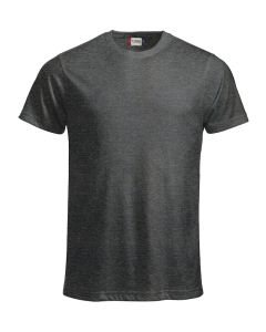 T-Shirt Clique New Classic-T. 60% BW/40% PES. 160 g/m2. Anthrazit Meliert. Gr. XL.