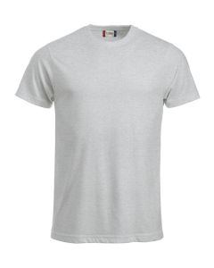 T-Shirt Clique New Classic-T. 99% BW/1% Viskose. 160 g/m2. Asche. Gr. XS.