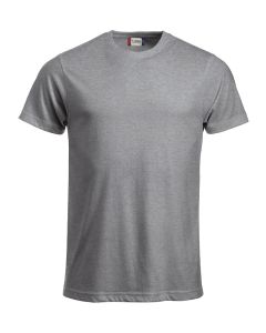 T-Shirt Clique New Classic-T. 85% BW/15% Viskose. 160 g/m2. Graumeliert. Gr. XL.
