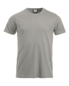 T-Shirt Clique New Classic-T. 100% BW. 160 g/m2. Silber. Gr. XL.