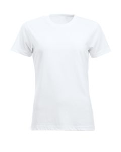 T-Shirt Clique New Classic-T Lady. 100% BW. 160 g/m2. Weiss. Gr. XS.