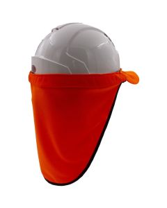 Nackenschutz Farbe leuchtorange UV 50+ mit Stirnblende