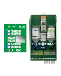 Plum QuickSafe Chemical Industry Erste Hilfe Station mit Augenspülung