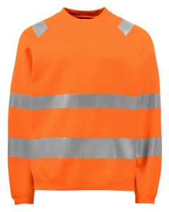 Projob Sweatshirt Prio. EN 20471 Kl. 3, 65%PES/35%BW. Orange. Gr. XL.
