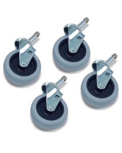 Lenkrollen 75 mm (1 VE = 4 Stück), grau