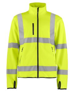 6105 LEICHTE WARNSCHUTZ SOFTSHELL JACKE EN ISO 20471 KLASSE 3