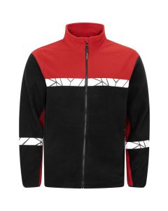 7300 FLEECE JACKE 7300 FLEECE JACKE 9910-VIZ-Black / Red-XS