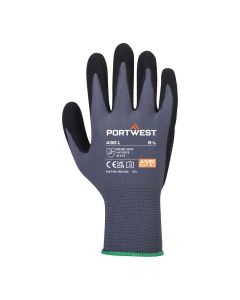 A351 - Dermiflex Plus Handschuh Grau/Schwarz
