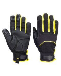 A792 - Nadelsicherer Handschuh Schwarz/Gelb