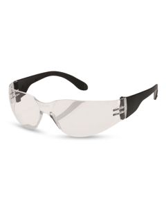 Schutzbrille Arti 250 farblos. Bügel schwarz.