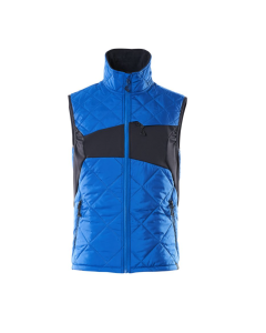 18065-318 Thermoweste-Azurblau/Schwarzblau-XS