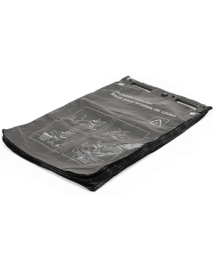 Hundekotbeutel Recycling – geblockt, Schwarz