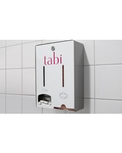 ‌Spender für Binden und Tampons, weiss