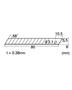 Cutter-Abbrechklingen NT CUTTER BA-170P