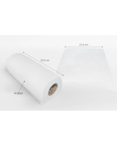 Küchenrolle, 3-lagig, 45 Blatt, Zellstoff weiss, 12 x 4 Rollen