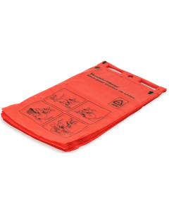 Hundekotbeutel Recycling – geblockt, rot 