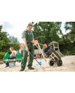 Flora Kehrwagen Easy Uno, Behälter, Gerätehalter