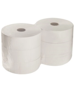 Jumbo-Toilettenpapier, 3-lagig, Zellstoff weiss, Ø 24 cm, 6 Rollen