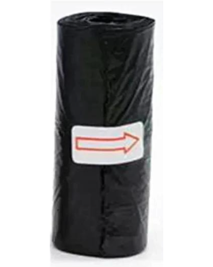 Hundekotbeutel auf Rolle – Schwarz, mit Abreissperforation