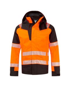 FR606 - PW3 Modaflame Rain+ Hi-Vis Winterjacke-Orange / Schwarz-S