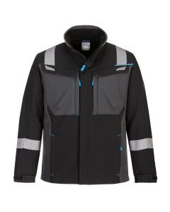 FR704 - WX3 FR Modaflame Softshell-Schwarz-S