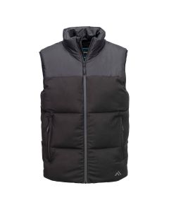 KX305 - KX3 gefütterte Stepp- Winterweste-Schwarz-S