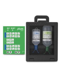 Plum Augenspülstation iBox2 1x pH Neutral 200ml/ 1x NaCl 500ml 