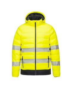 S548 - Hi-Vis Beheizbare Ultrasonic Tunneljacke-Gelb / Schwarz-S