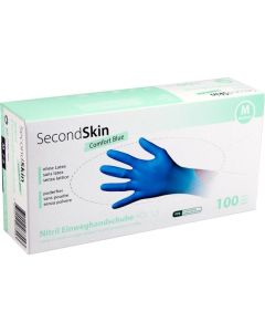 SecondSkin "Nitril Comfort Blue"-M